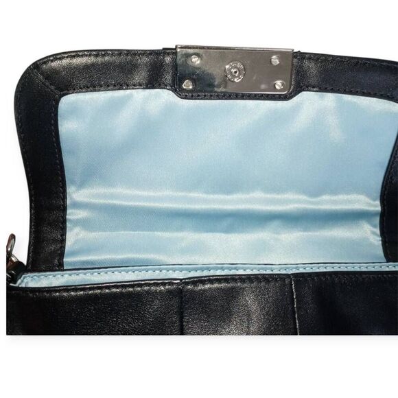 Coach Kristin Black Leather Small Crossbody Bag NWOT - Picture 9 of 12